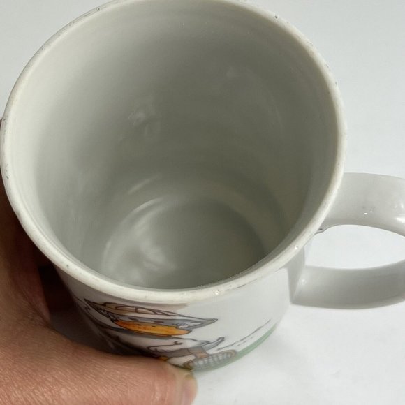 Suzy's Zoo Coffee Mug Duck Anyone For Tennis Vintage 1976 Suzy Stafford Enesco - Picture 9 of 12